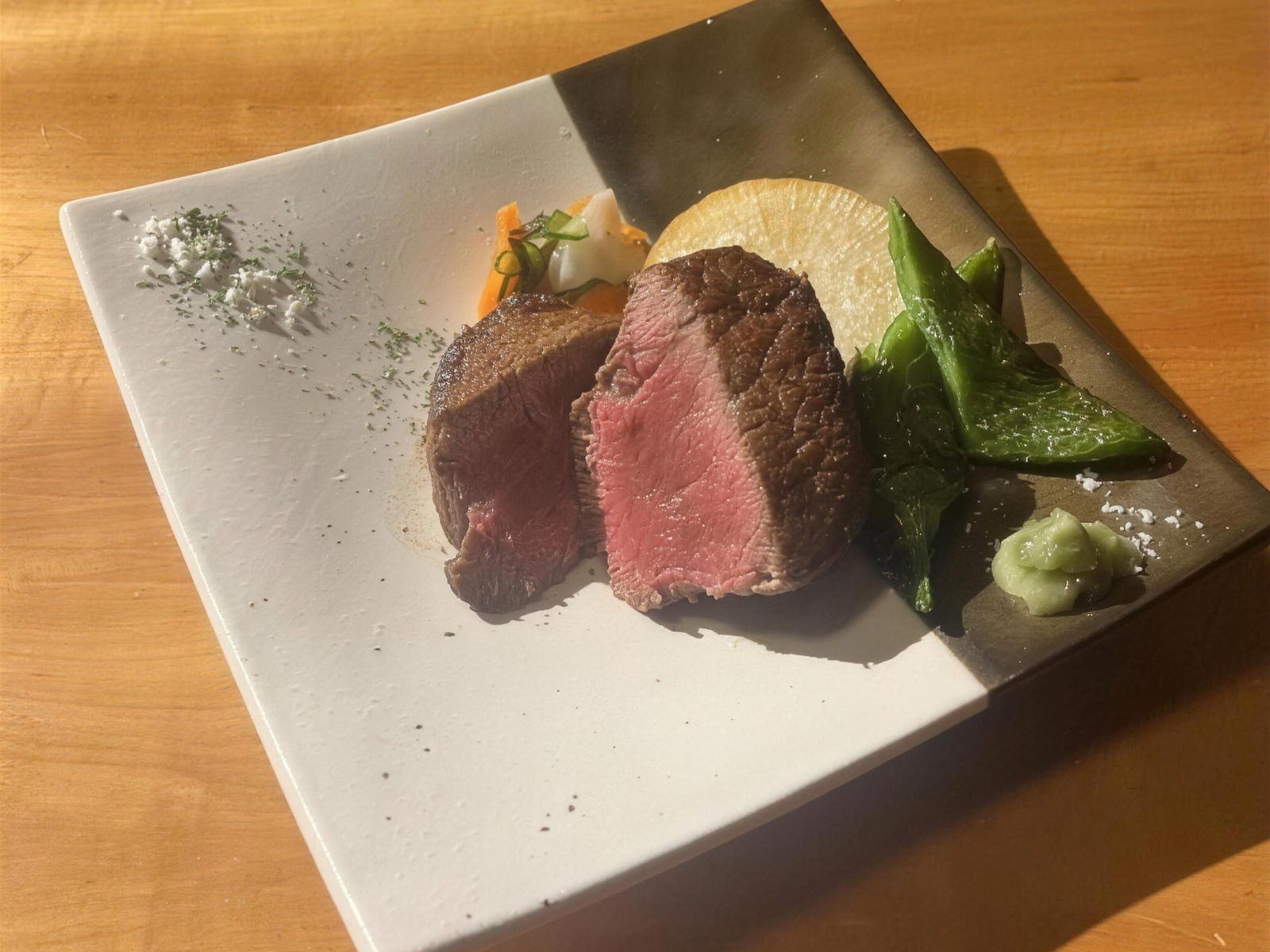 A5米沢牛のビステッカ